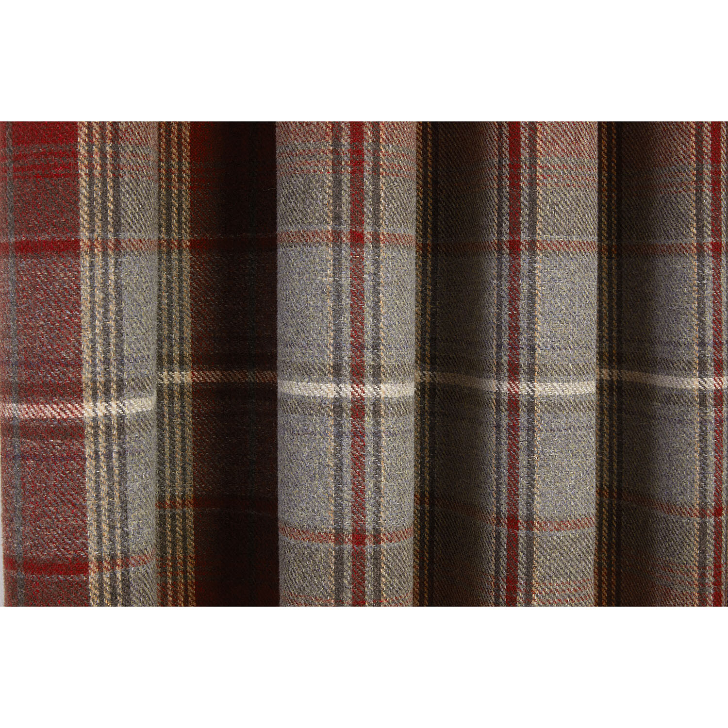 Abbott Thermal Curtain - Red / 137cm / 168cm Image 4