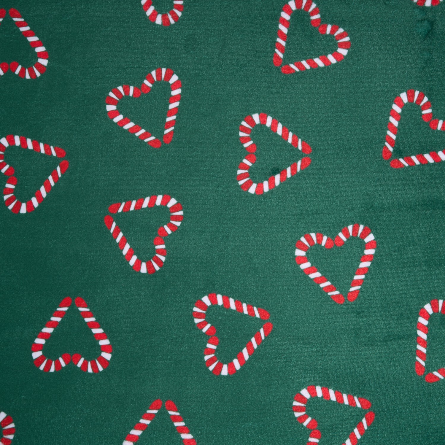 Candy Cane Heart Bath Mat Emerald Image 3