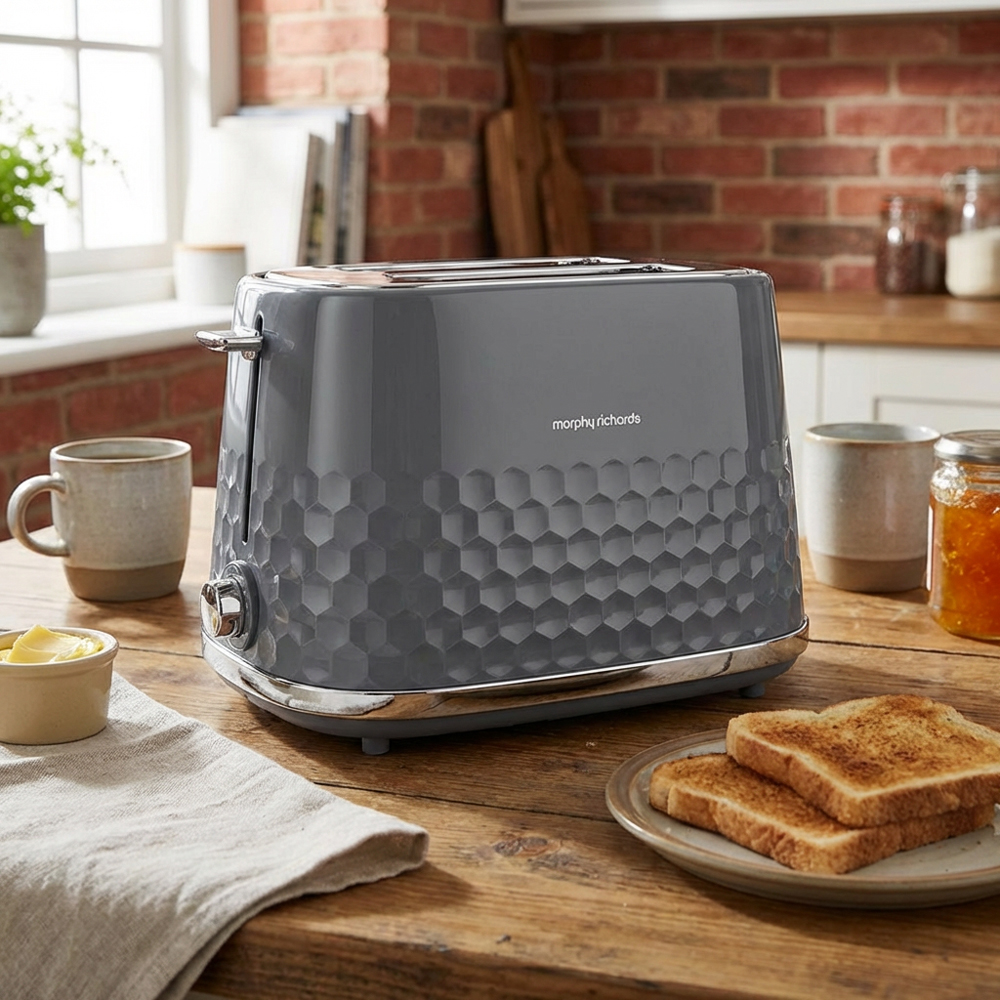 Morphy Richards 2 Slice Hive ToasterGrey Image 6