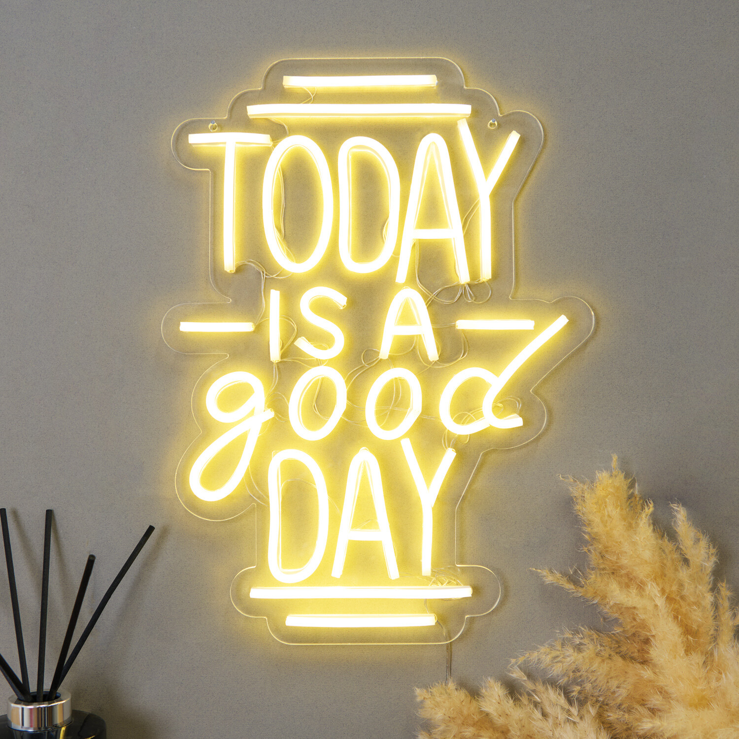 Today Is A Good Day Neon Sign - White Image 2