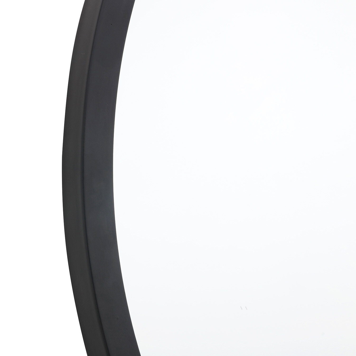 Metal Arch Dress Mirror - Black Image 4