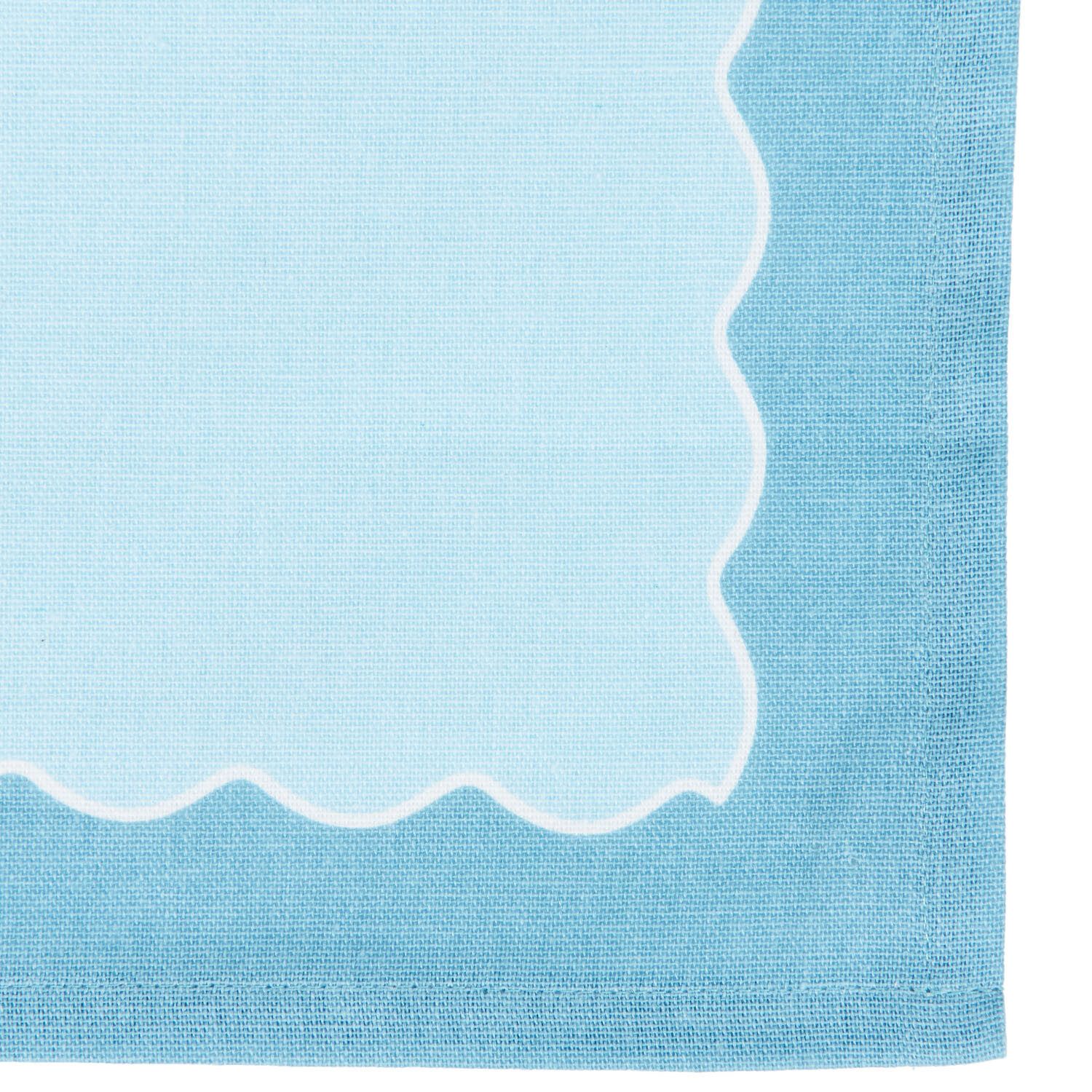 Pack of 4 Wave Edge Napkins - Multicolour Image 9