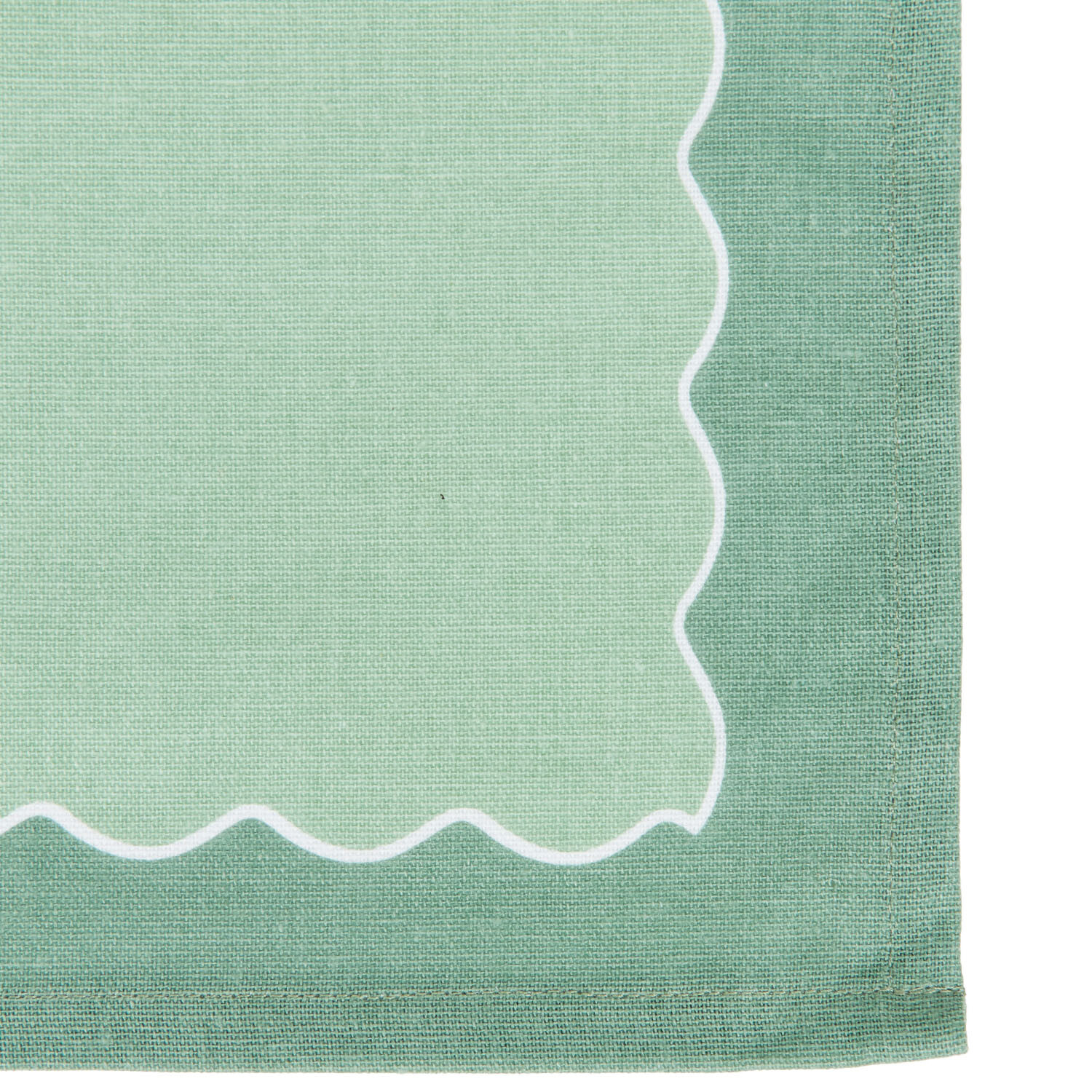 Pack of 4 Wave Edge Napkins - Multicolour Image 4