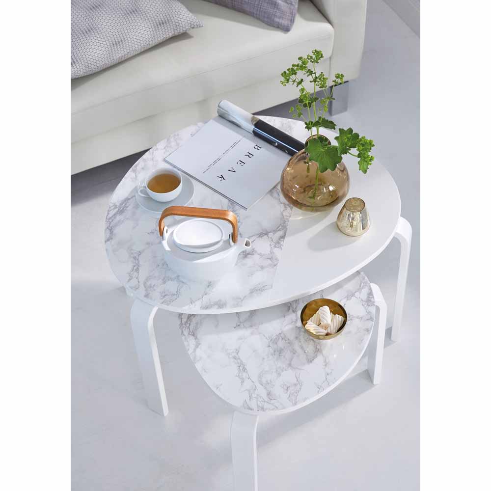 d-c-fix Marmi Grey Sticky Back Plastic Vinyl Wrap Film 67.5cm x 2m Image 6