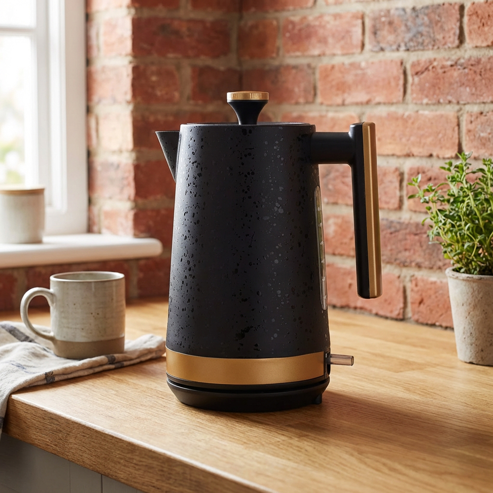 Kaiseki Black and Gold 1.7L Jug Kettle Image 6