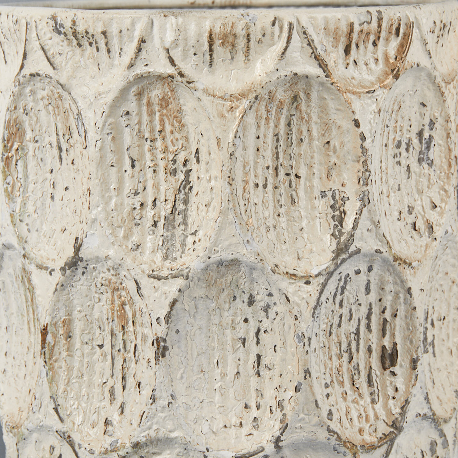 Isla Metal Planter 35cm - Cream Image 2