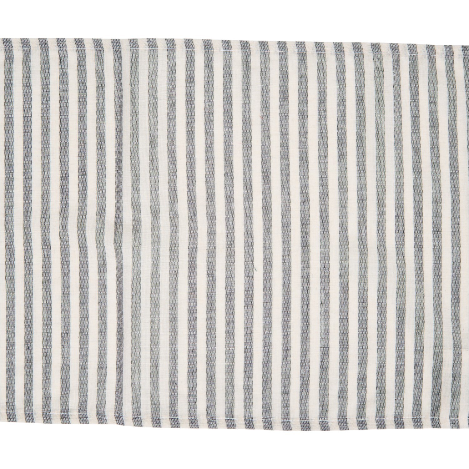 Stripe Table Runner Grey and White Image 5