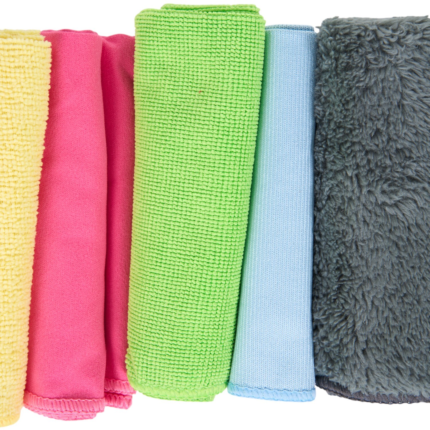 Wilko Pack of 5 Microfibre Cloth Set Image 4