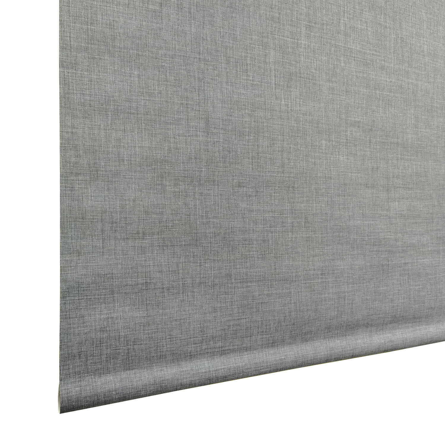Textured Blackout Blind - Soft Grey / 120cm Image 3