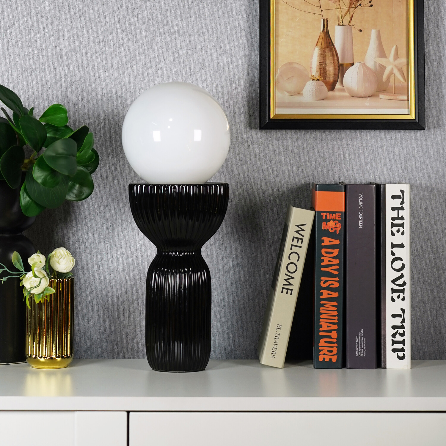 Evren Table Lamp - Black Image 9