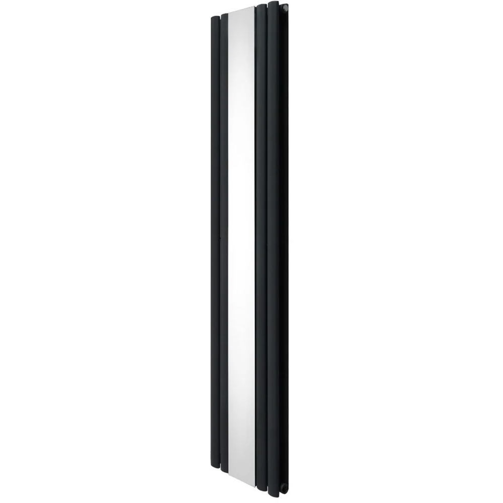 Monster Shop 3340 BTU Anthracite Grey Oval Mirror Radiator 1800 x 380mm Image 3
