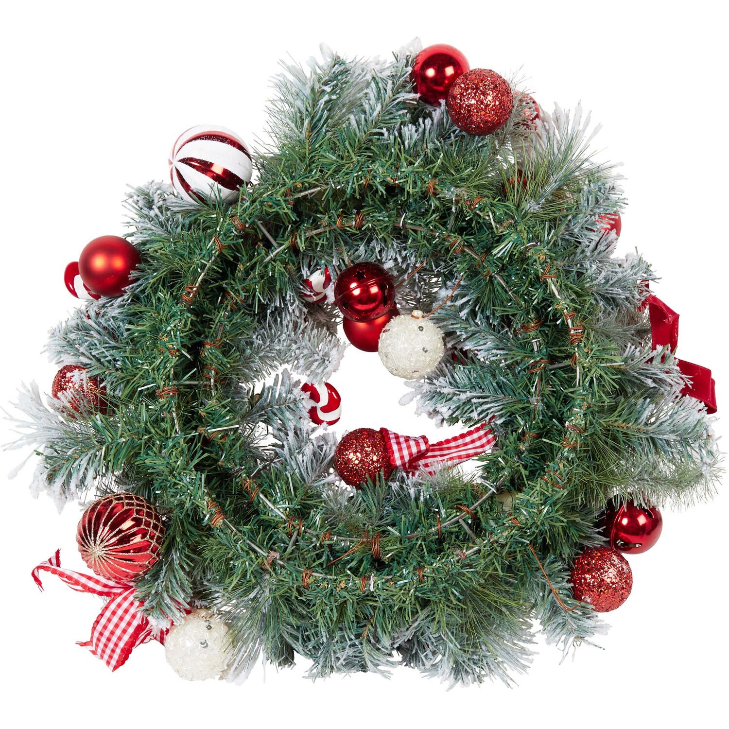 Candy Cane & Gingerbread Wreath Image 5