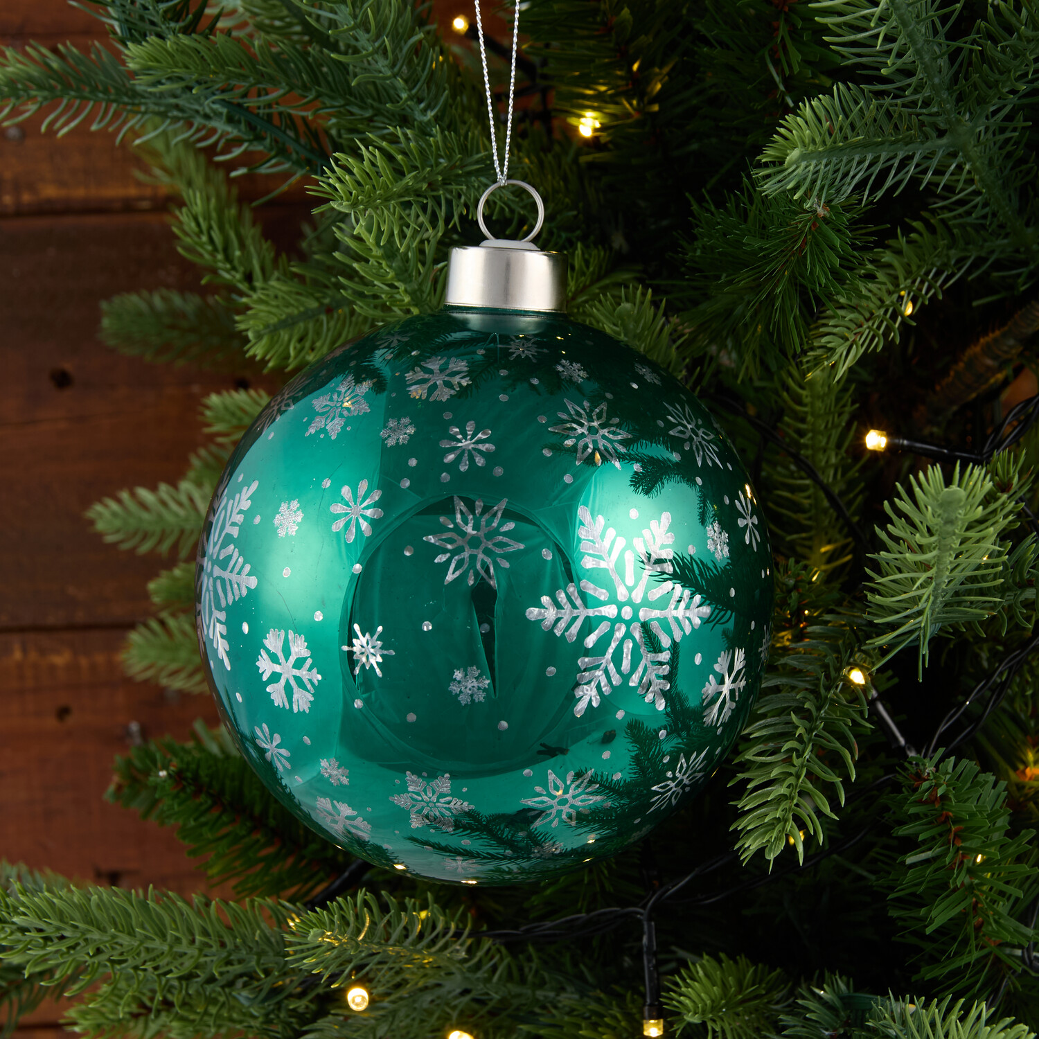 Shiny Snowflake Bauble Image 3