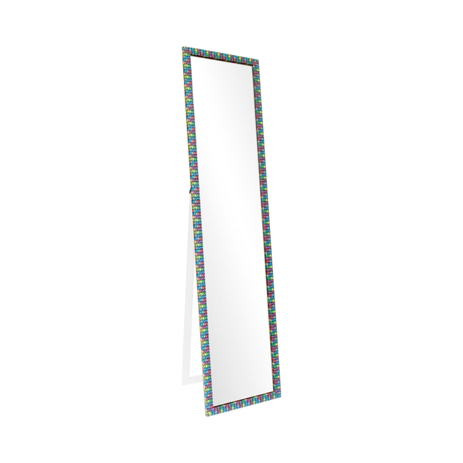 Fun Patterned Standing Mirror Image 15