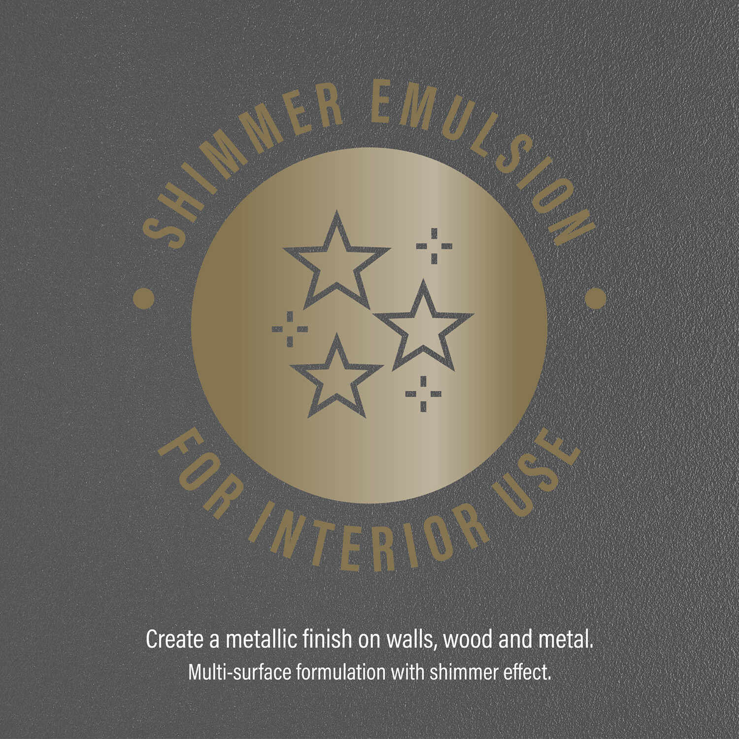 Crown Crafted Walls Wood & Metal Entice Lustrous Metallic Shimmer Emulsion Paint 1.25L Image 4