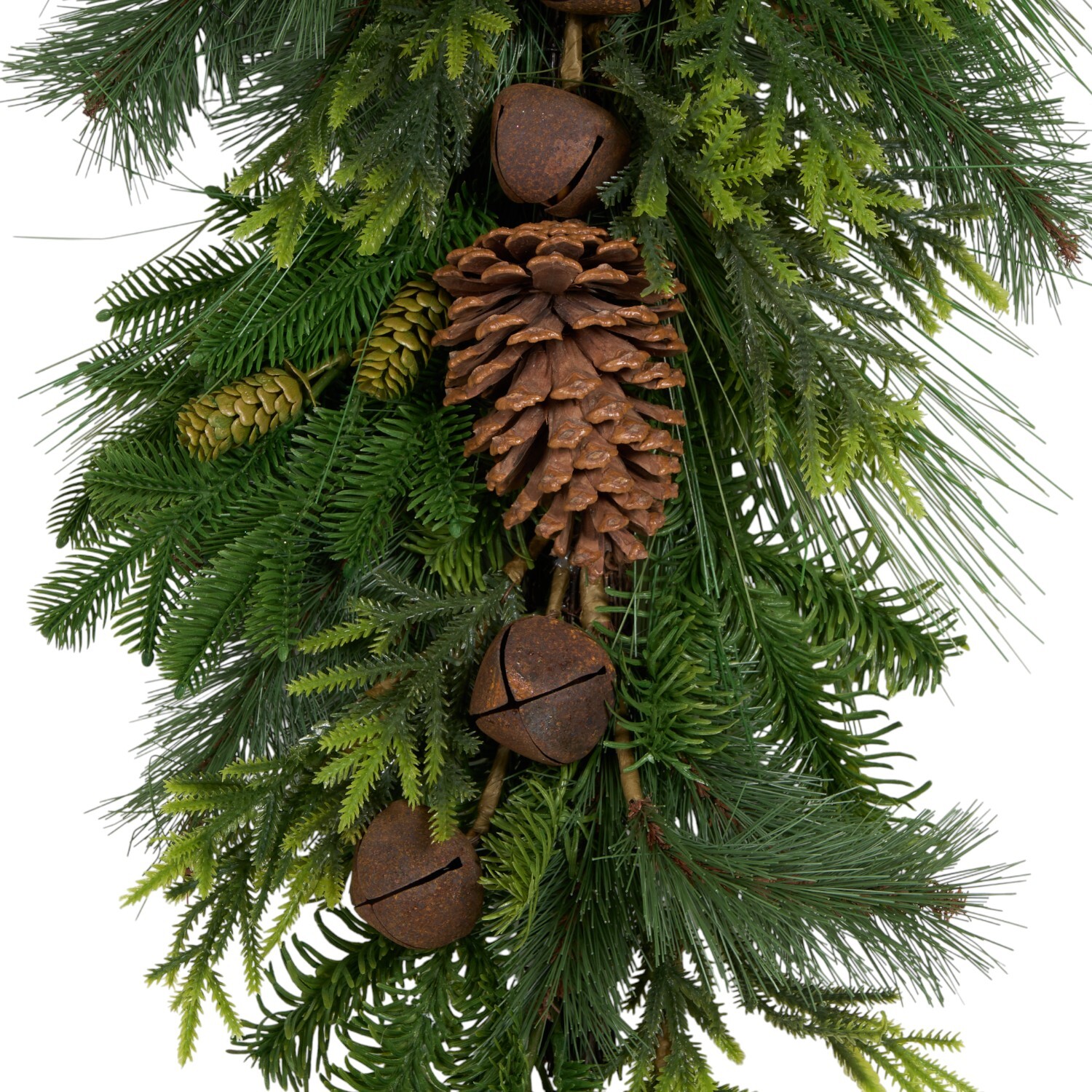 Pinecone and Bells Door DropGreen and Brown Image 3