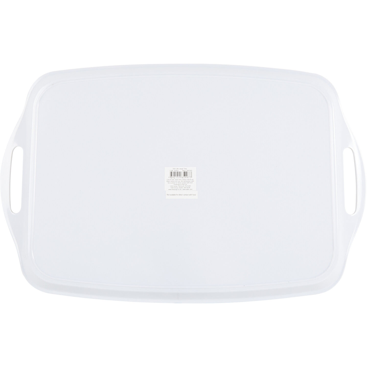 Lets Eat Tray - White / Large Tray Image 3