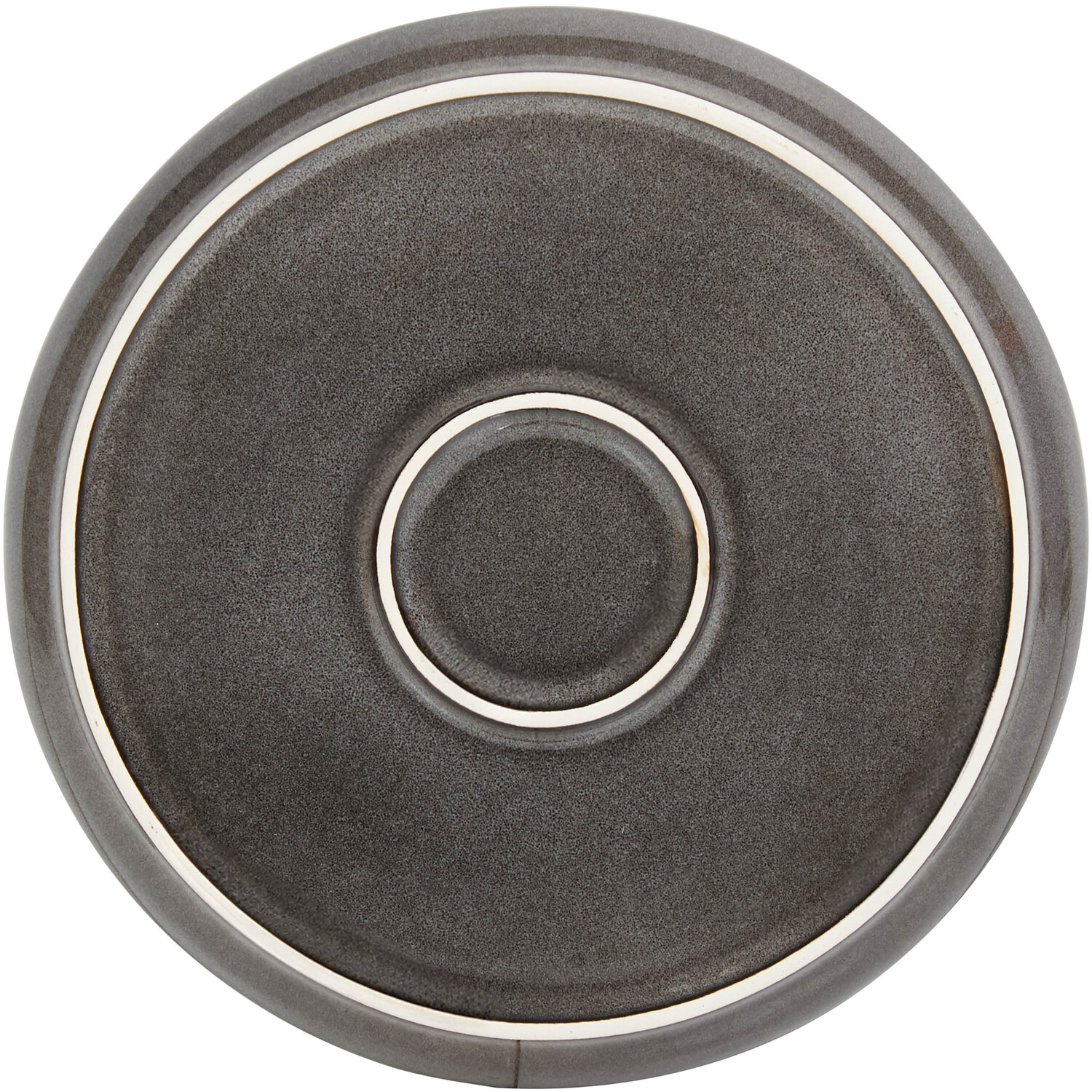 Reactive Glaze Plate - Dark Grey / Side Plate Image 2