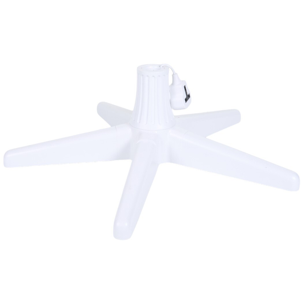 Rotating Christmas Tree Stand White Image 2