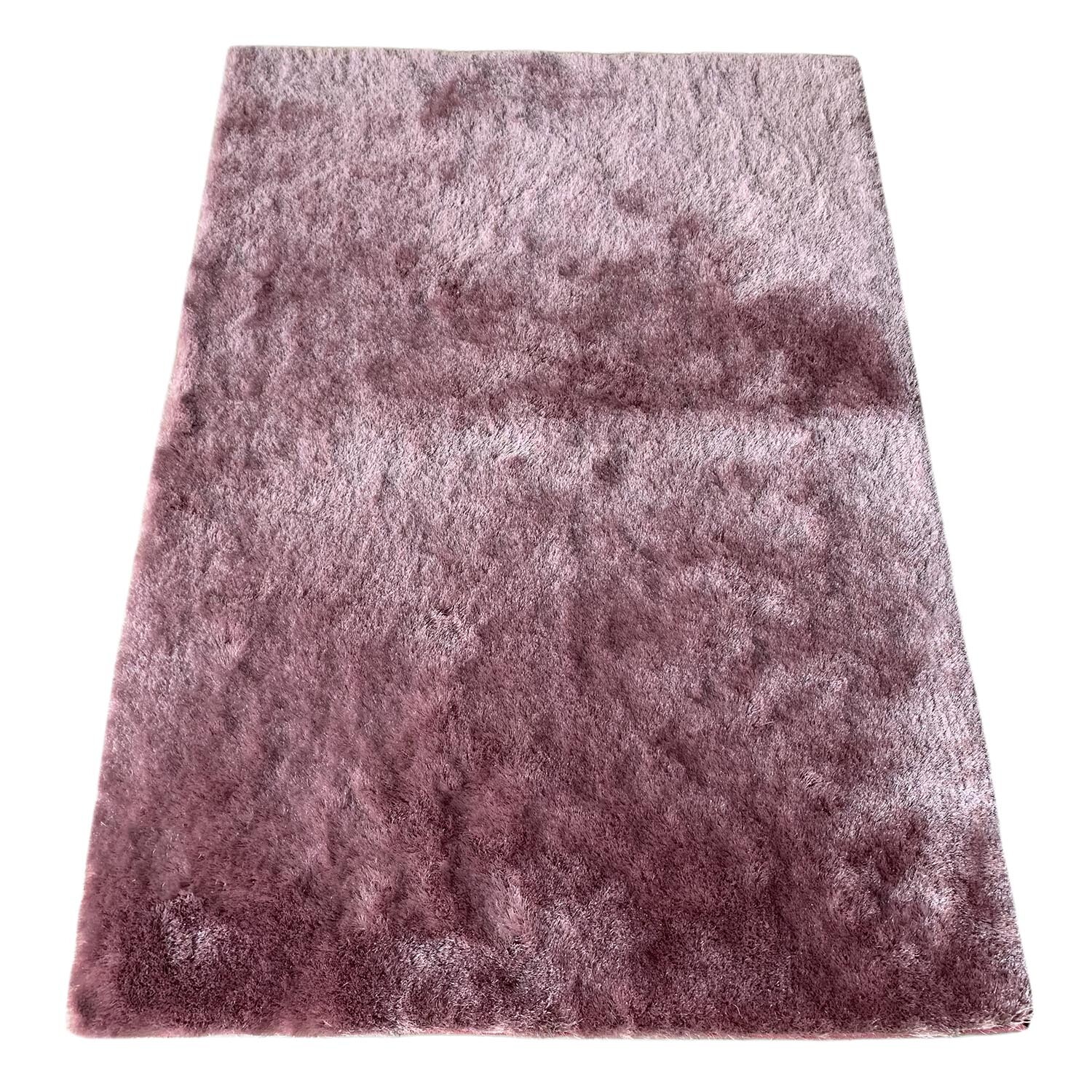 Rose Silky Shaggy Rug 170cm Image 1