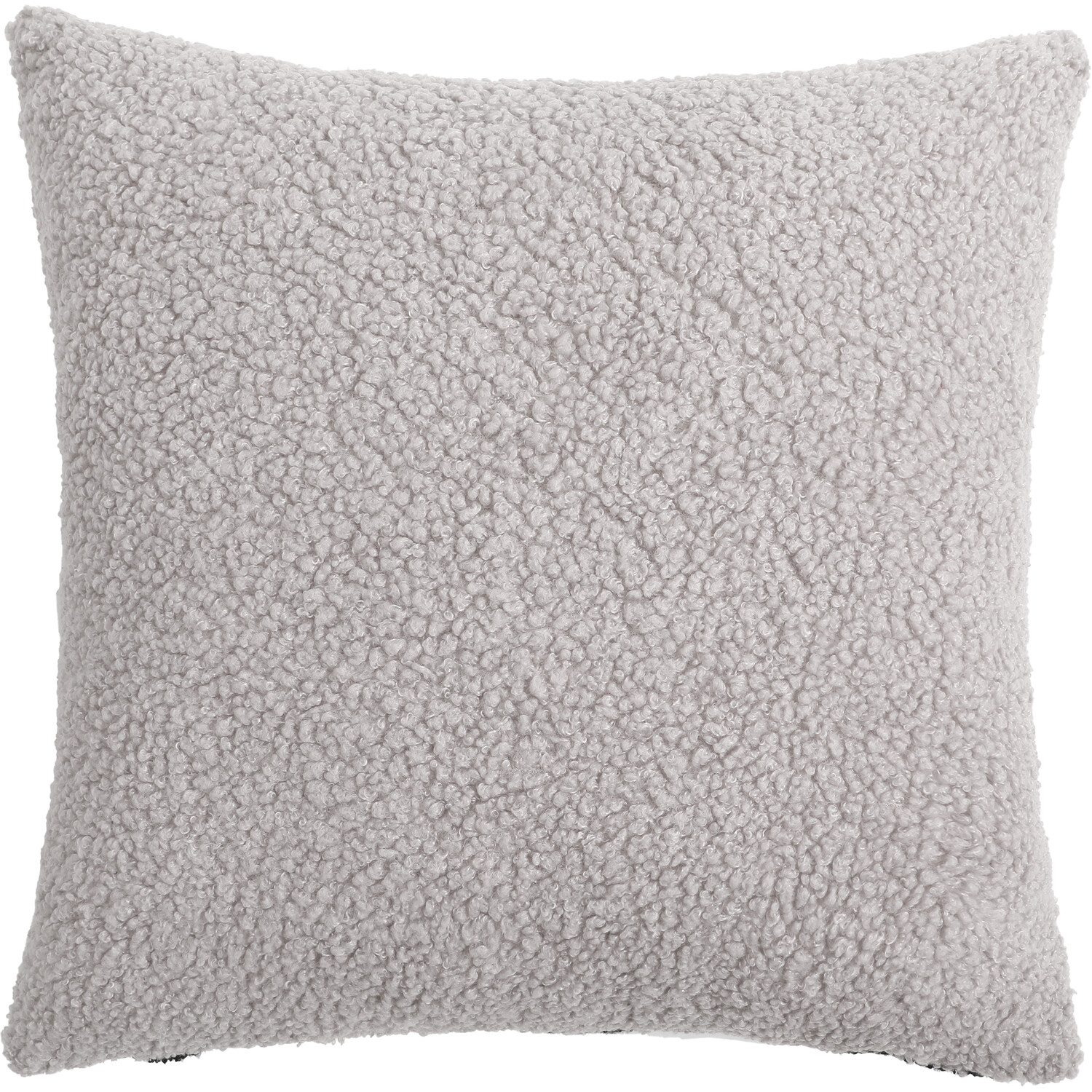 Checkerboard Square Cushion Black and Grey Image 2