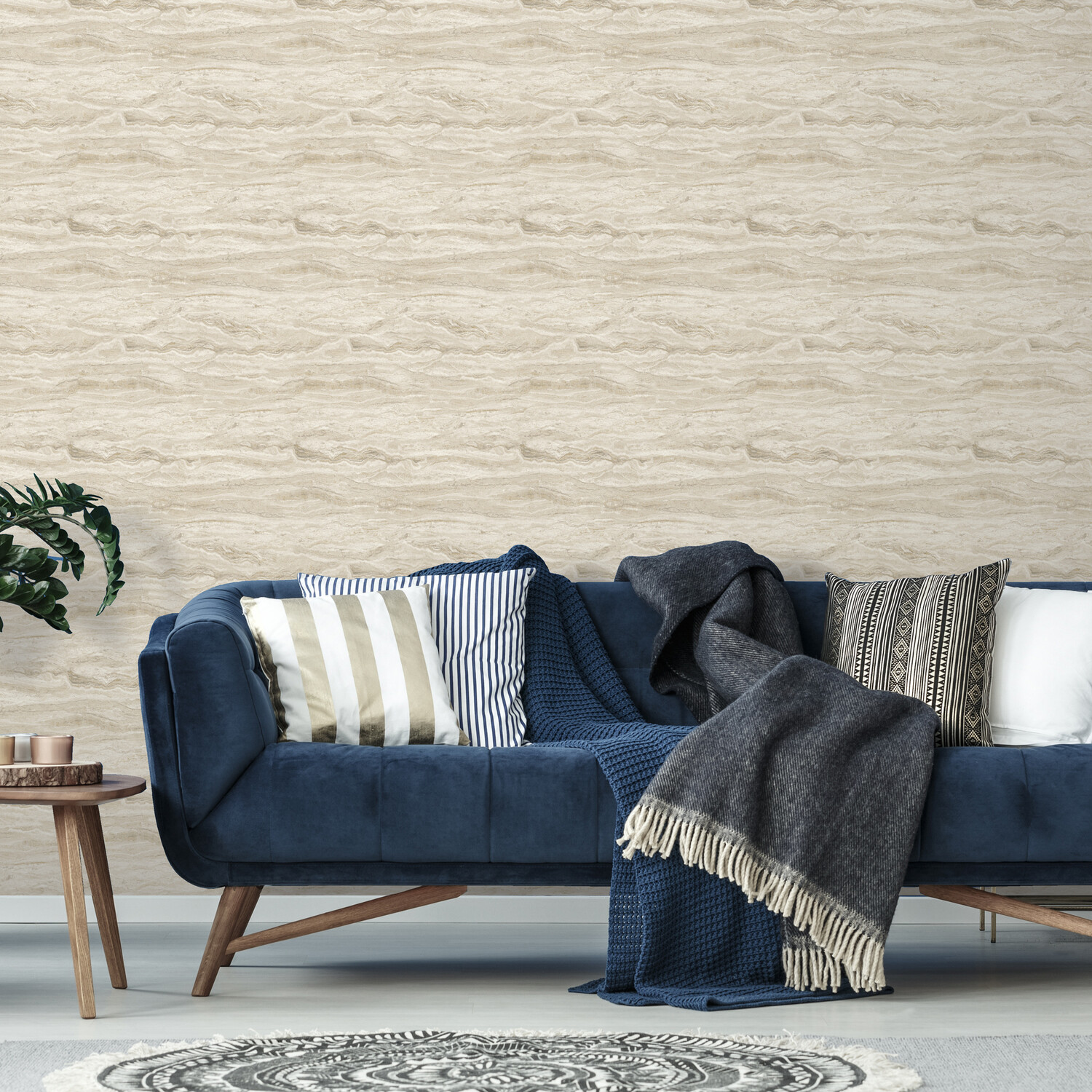 Mineral Landscape Wallpaper Neutral Image 2