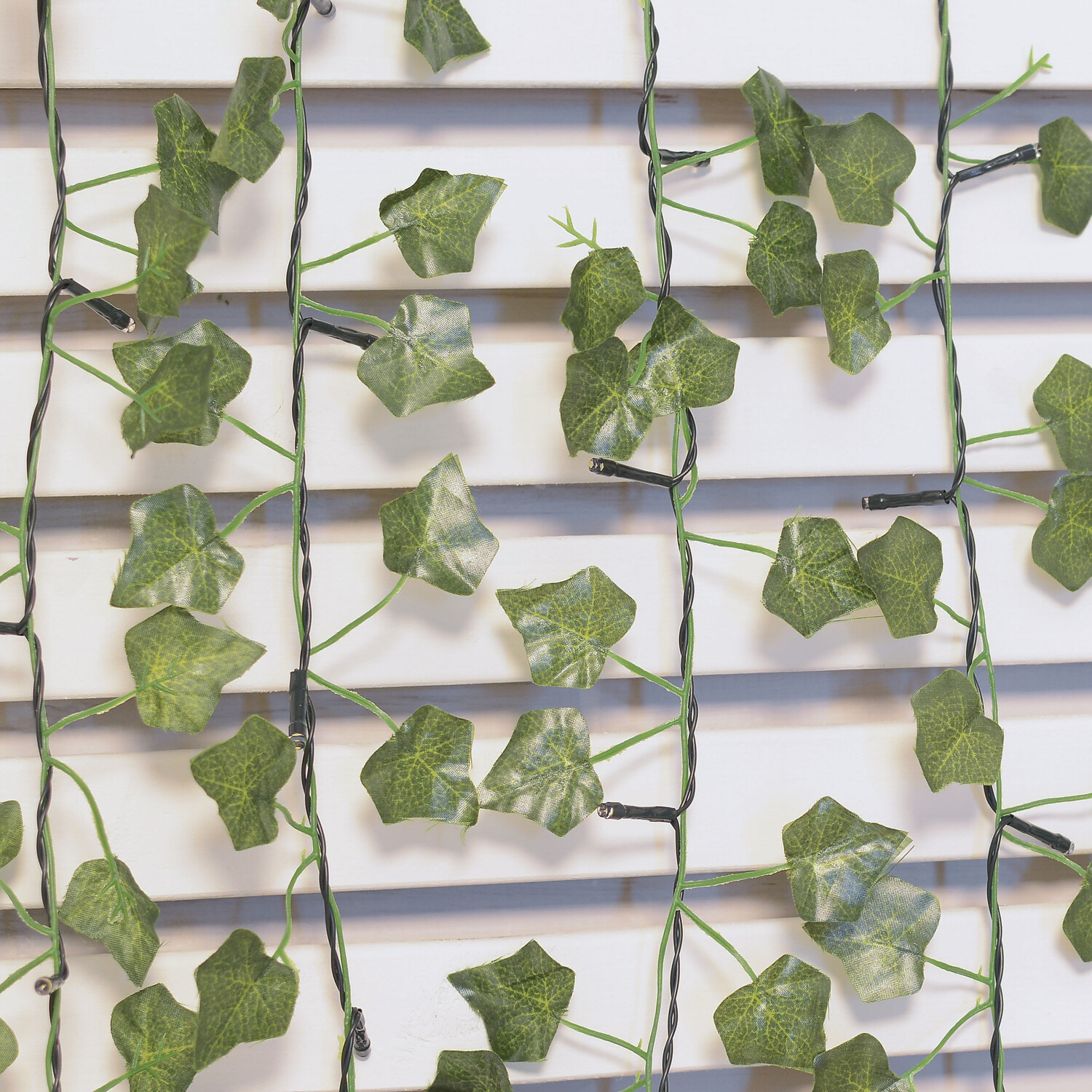 Warm White 192 LED Solar Ivy Curtain Light Image 2