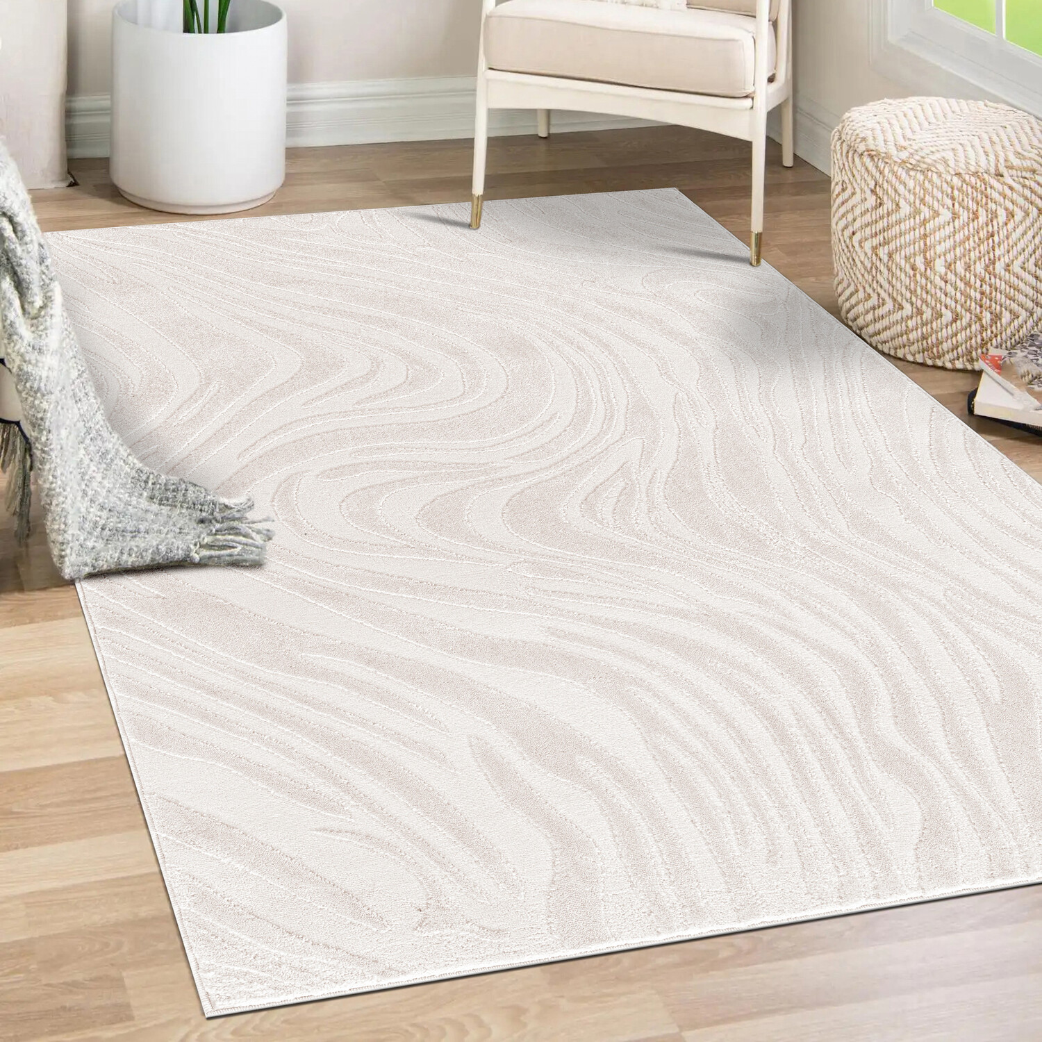 Boutique Wave Rug - Sand / 160cm Image 2