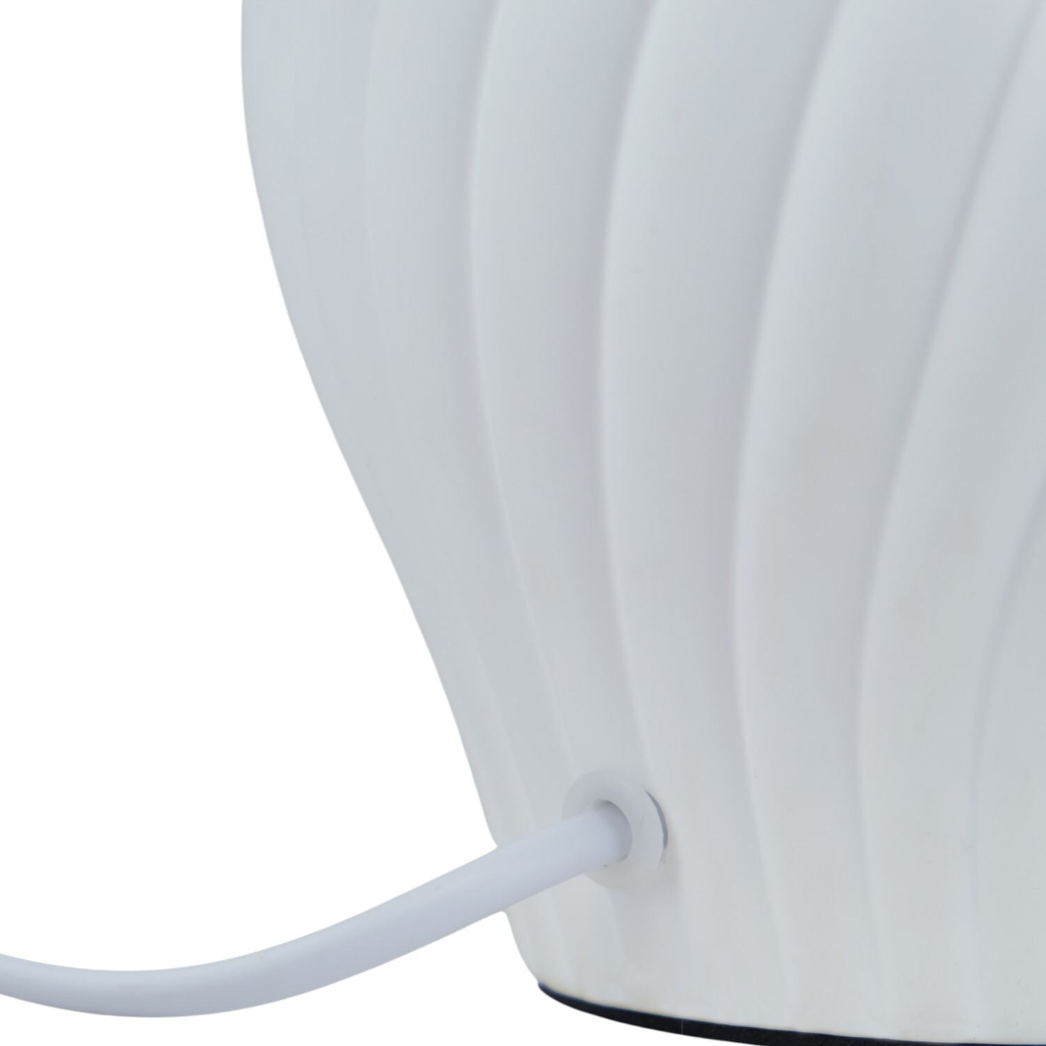 Vivian Glass Table Lamp White Image 5