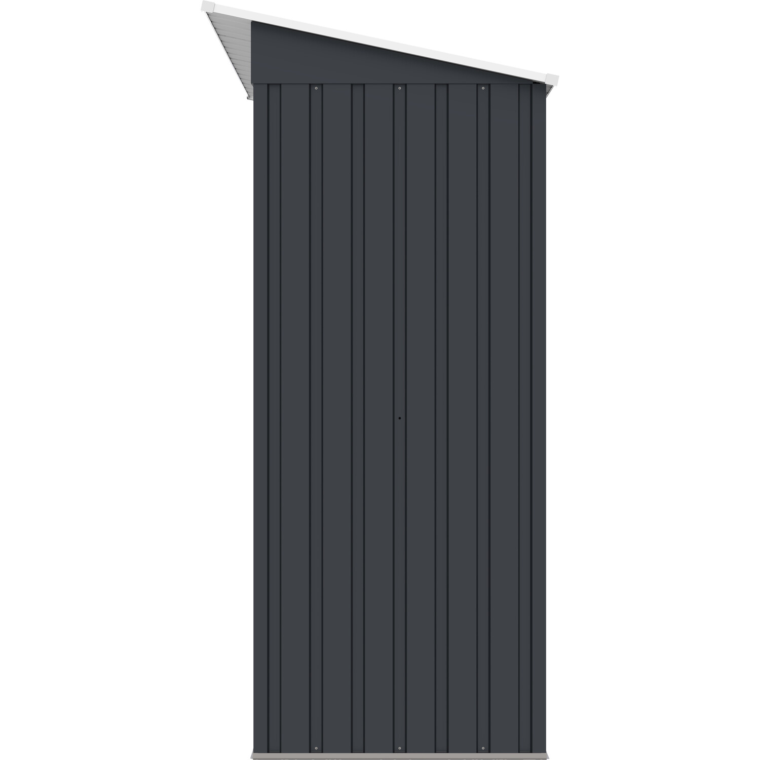 Garden Metal Storage Shed Black Image 5