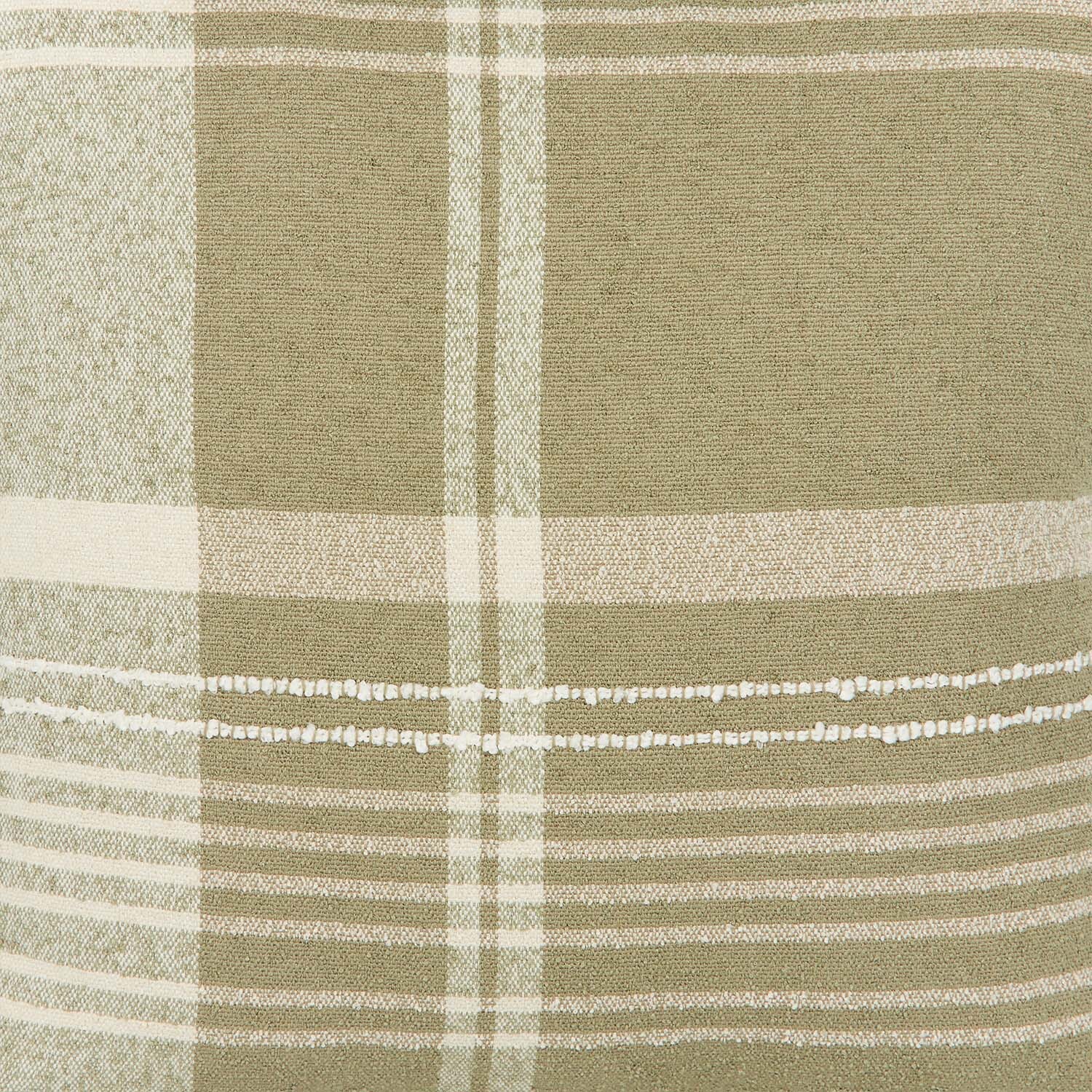 Osbourne Check Cushion Green Image 4