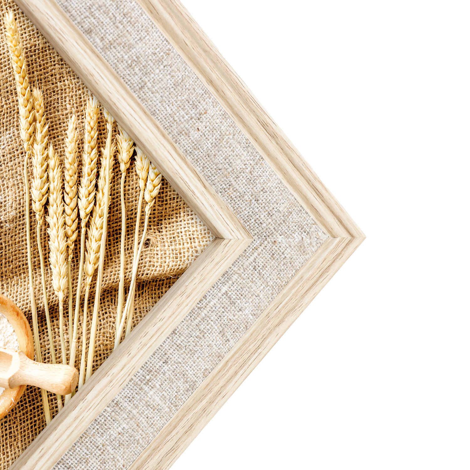 Whitstable Linen Effect Frame - Brown / 6 x 8 inch Image 2