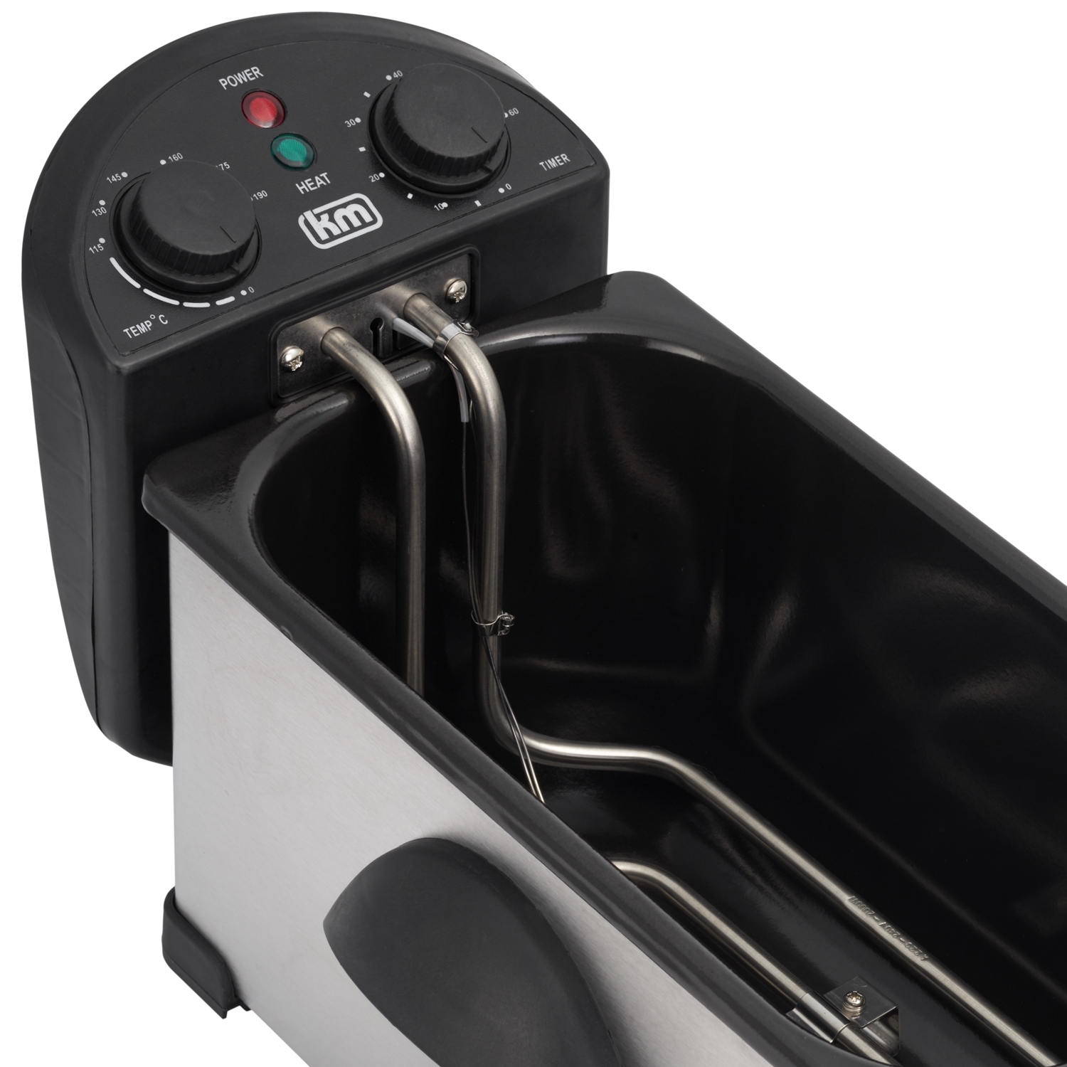 Kitchen Master Black 3L Deep Fryer with Timer Image 2