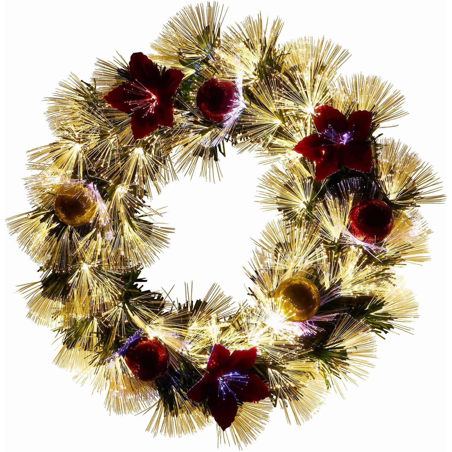 Fibre Optic Wreath 60cm Image 4