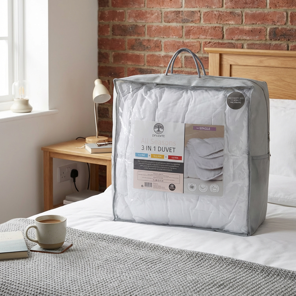 All Seasons Duvet  - White Image 2