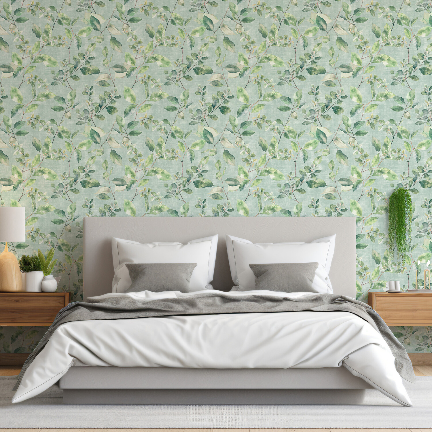 Spring Springs Wallpaper - Sage Green Image 2