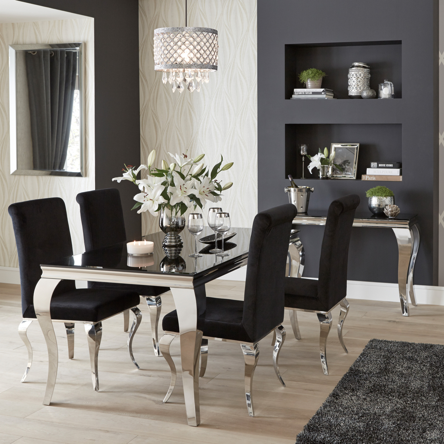 Silver Cross Droplet Pendant Light Image 3