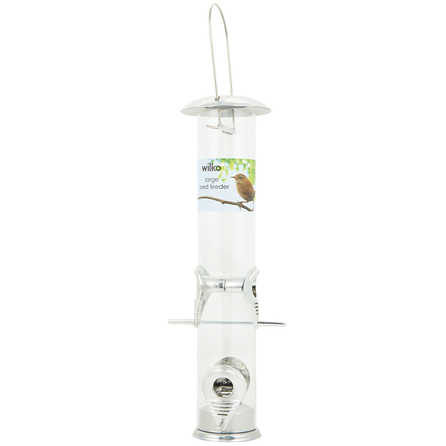 Large Seed Feeder - Clear Image 3