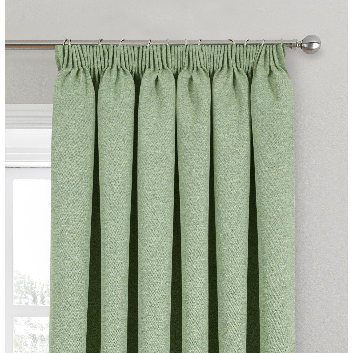Divante Dusk Blackout Thermal Curtains - Green / 183cm / 168cm Image 2