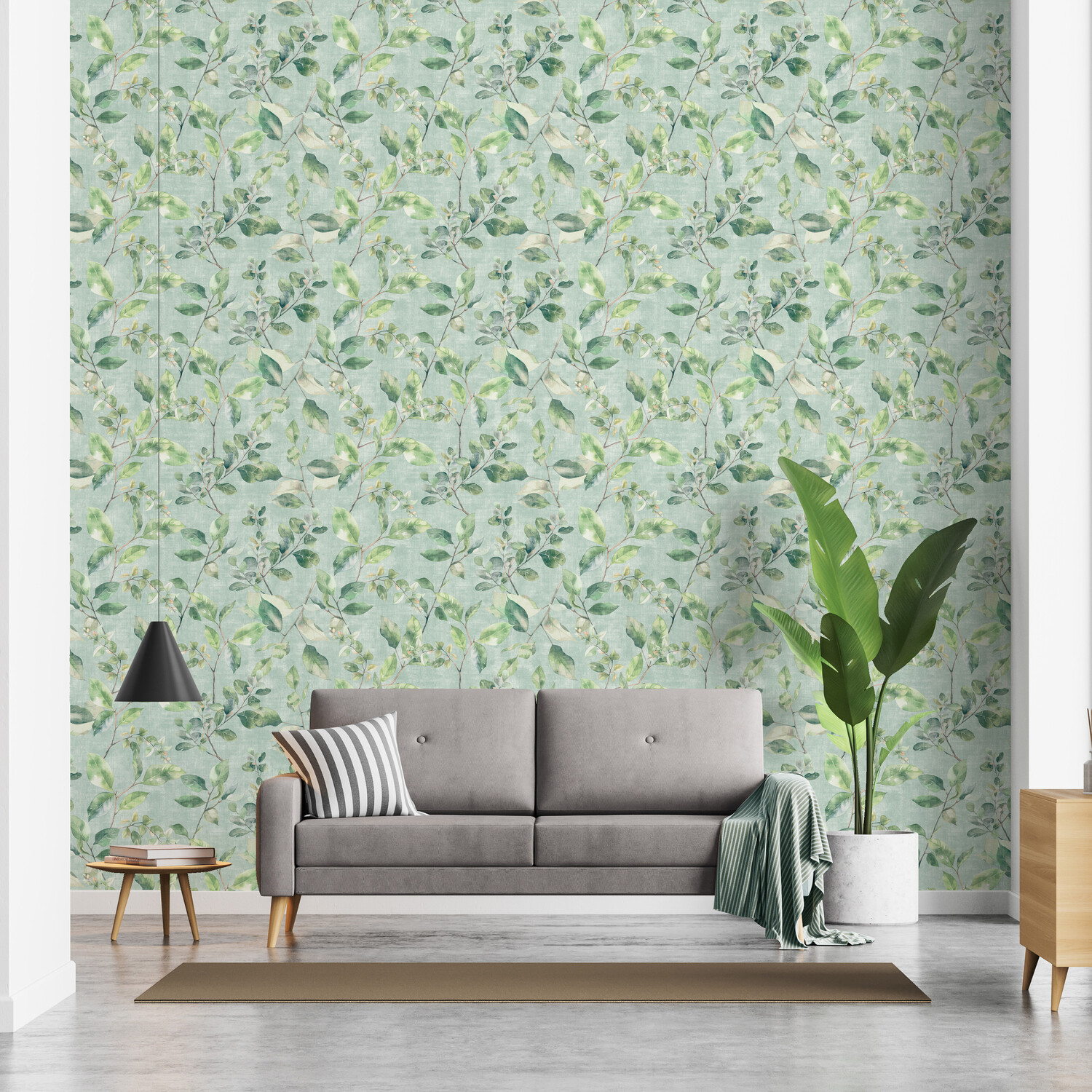 Spring Springs Wallpaper - Sage Green Image 4