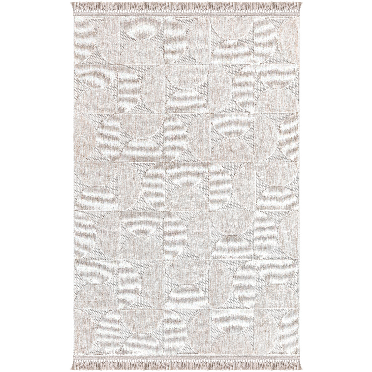 Broadway Demi Moon Rug Natural 140cm Image 4
