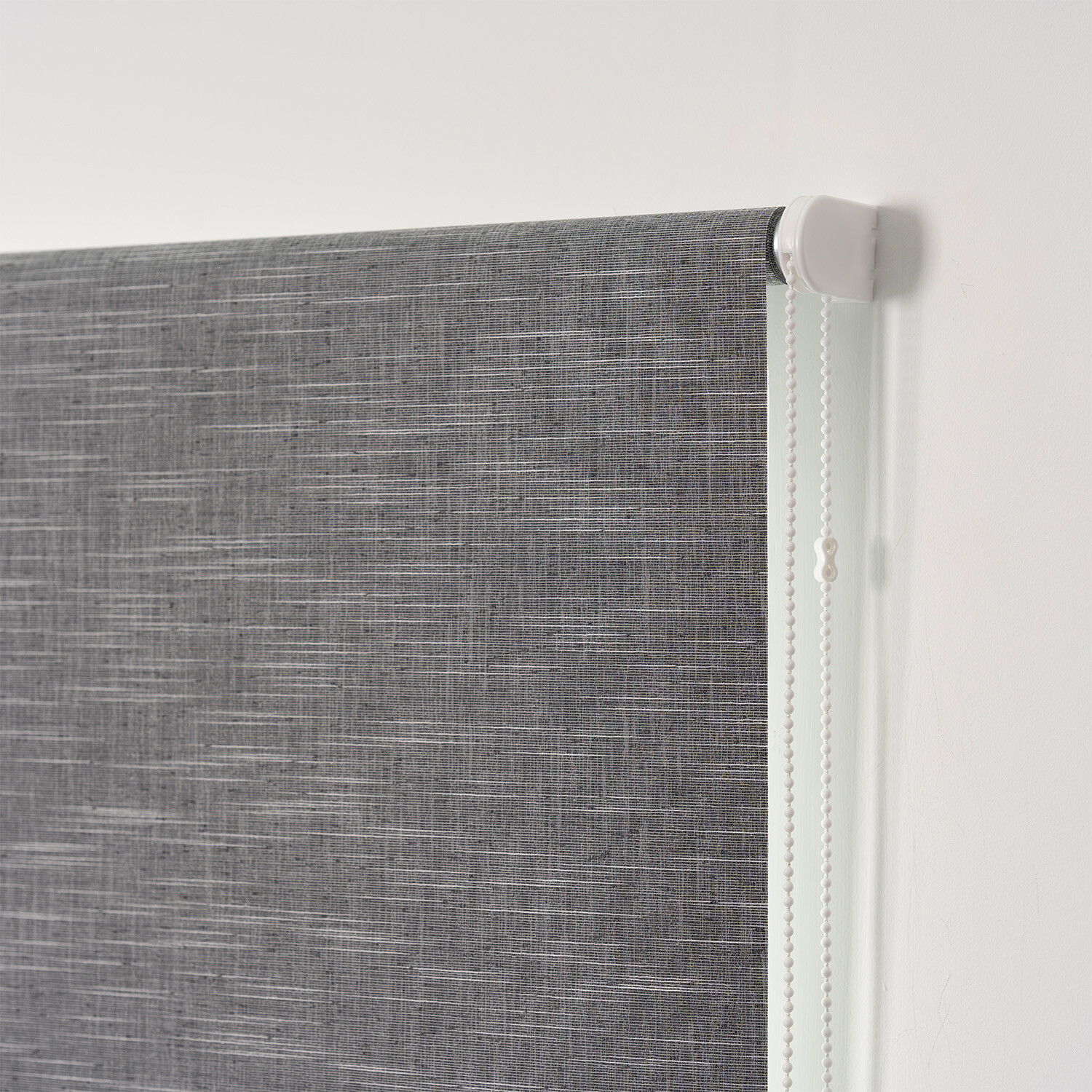 Blackout Textured Blind - Charcoal / 90cm Image 6