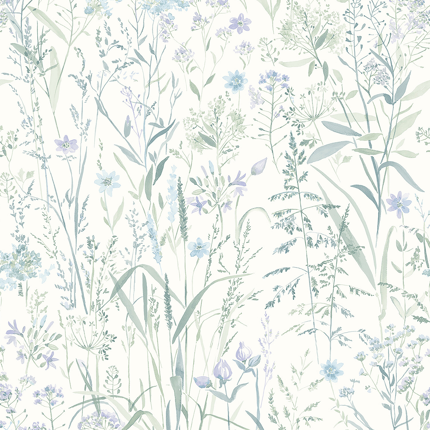 Free Flower Wallpaper - Mint and Lilac Image 3