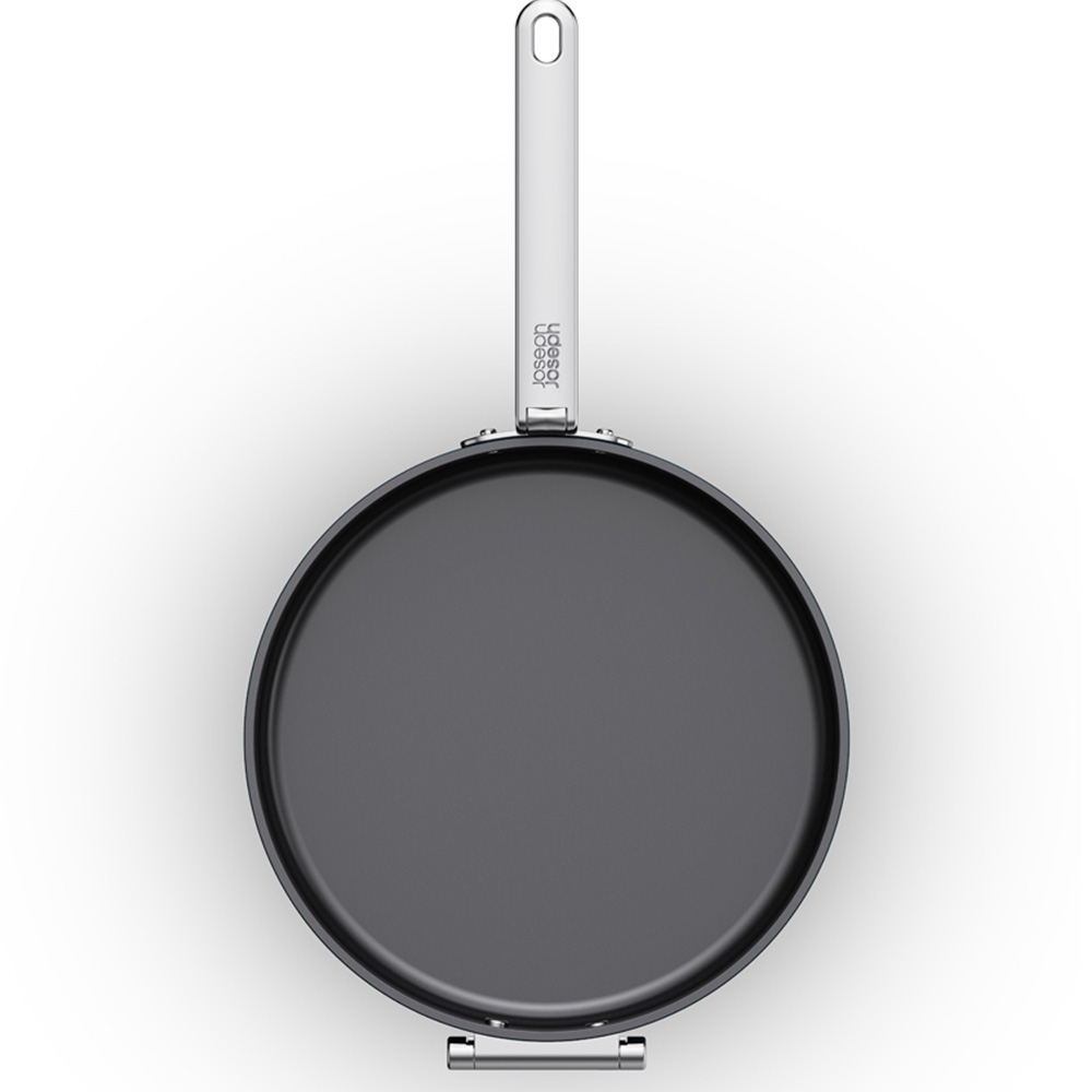 Joseph Joseph Space Blue Ceramic Folding Handle Non-Stick Saute Pan with Lid 28cm Image 5