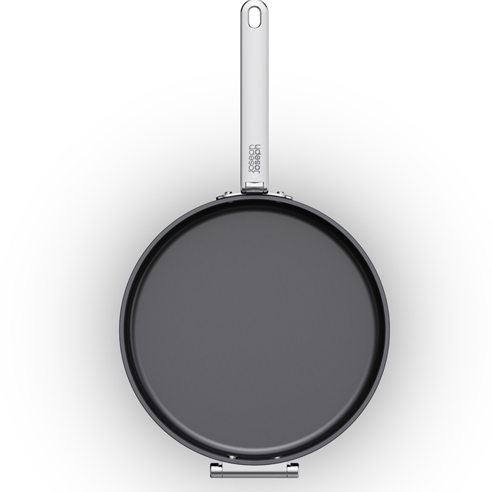 Joseph Joseph Space Blue Ceramic Folding Handle Non-Stick Stock Pot with Lid 25cm Image 8