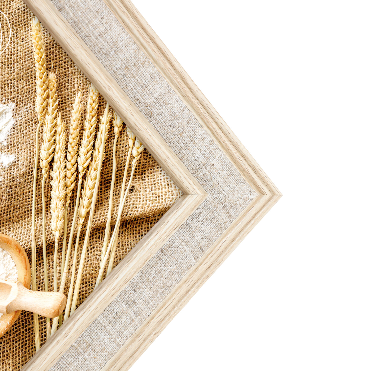 Whitstable Linen Effect Frame - Brown / 8 x 10 inch Image 2