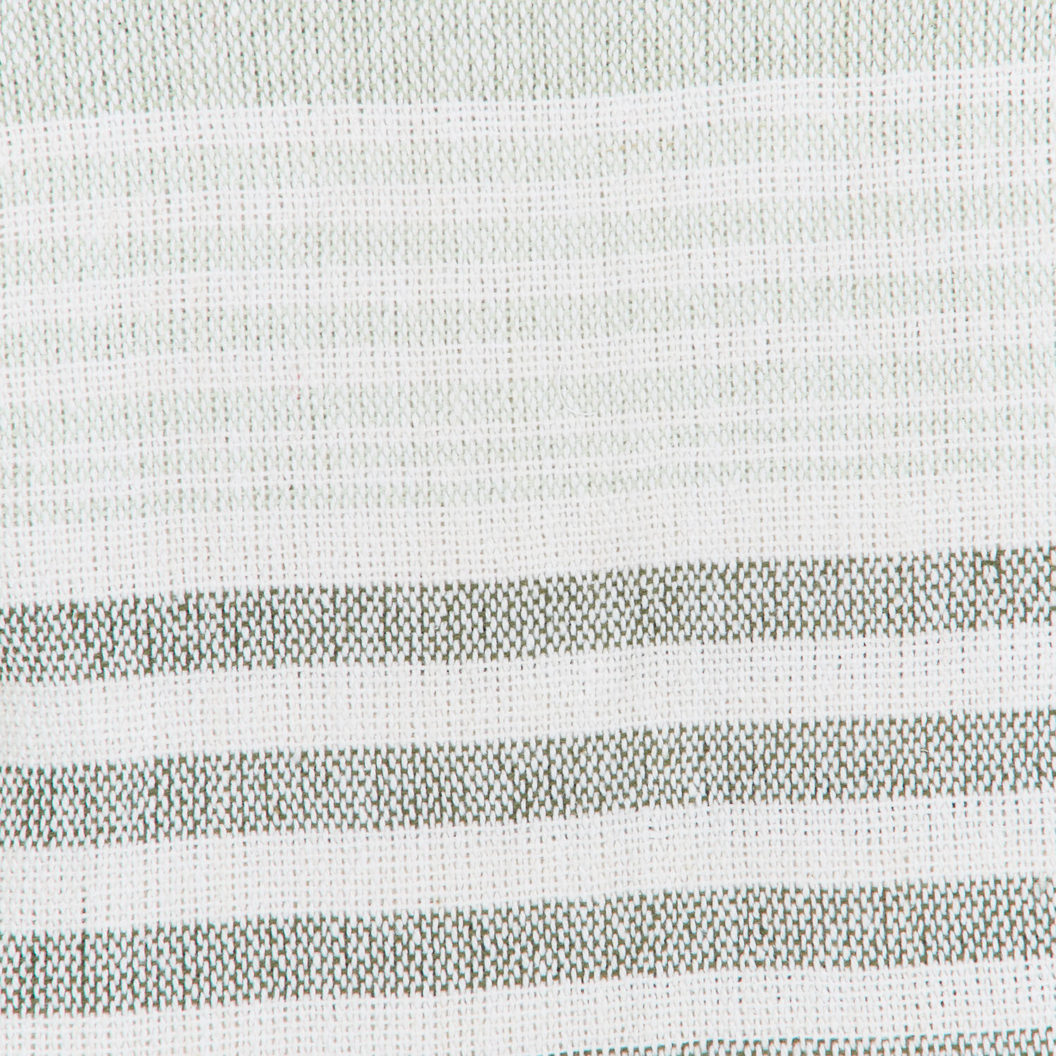 Willow Stripe Throw - Green and White Image 4