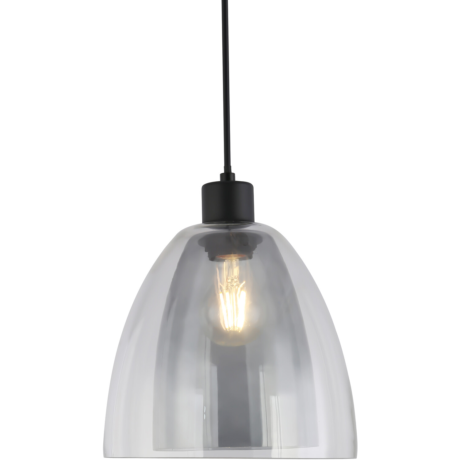 Eden Glass Pendant - Smoked Image 5