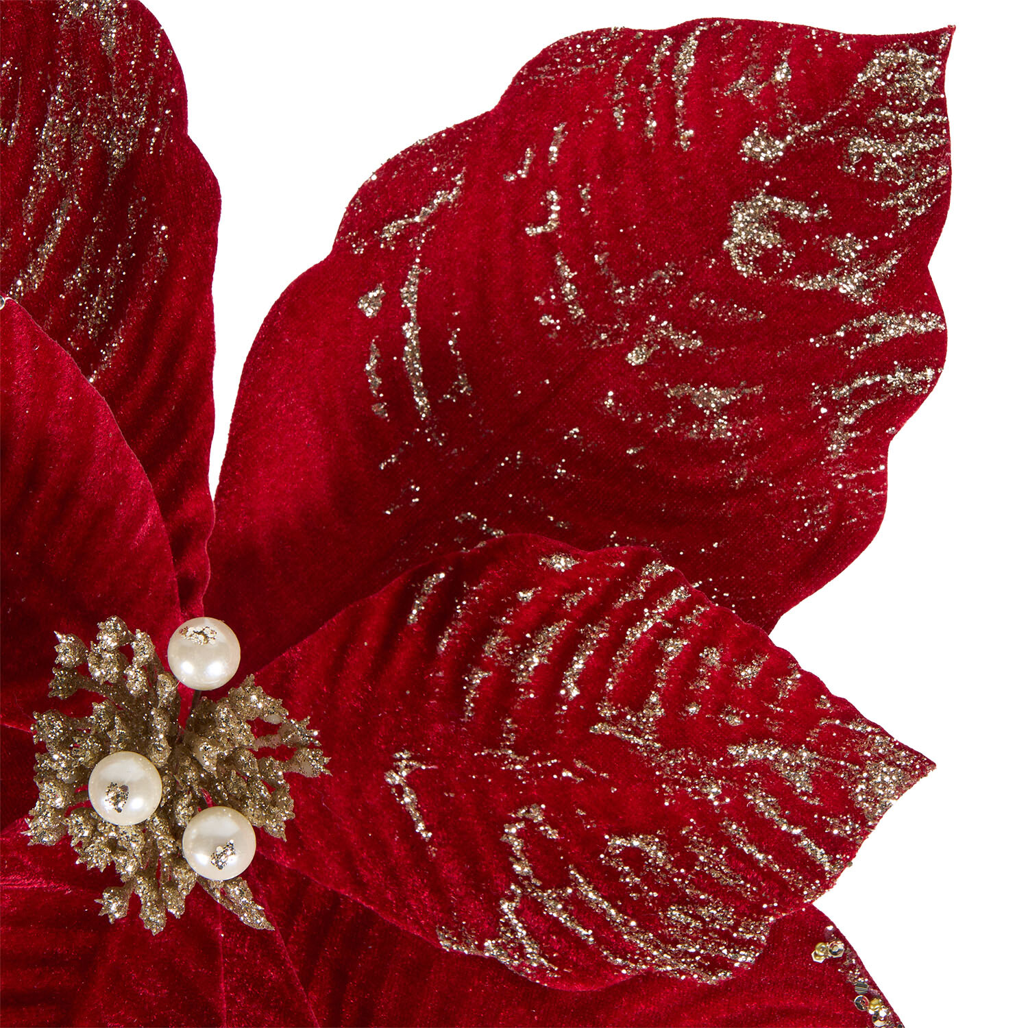 Large Luxury Flower ClipRed Image 2