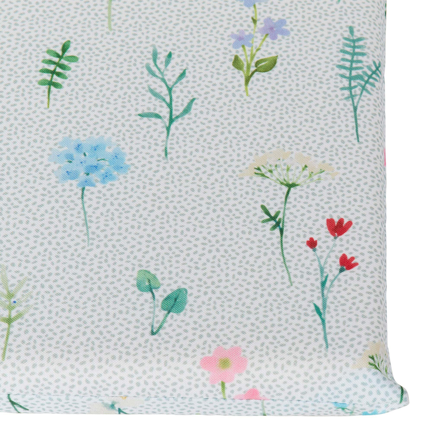 Flower Market Seat Pad - White Image 4